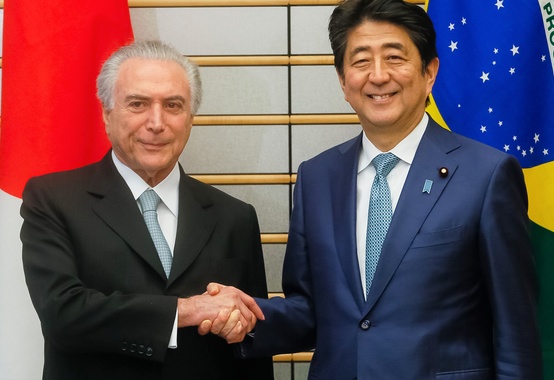 Durante encontro em Tóquio, Brasil e Japão firmam acordo em infraestrutura Durante encontro em Tóquio, Brasil e Japão firmam acordo em infraestrutura