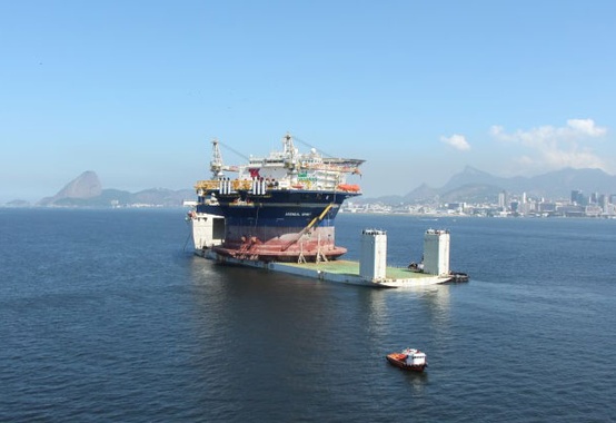 Plataforma de manutenção Arendal Spirit chega ao Brasil Plataforma de manutenção Arendal Spirit chega ao Brasil
