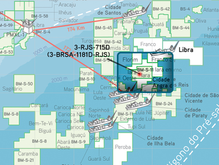 Petrobras conclui perfuração do quinto poço na área de Iara