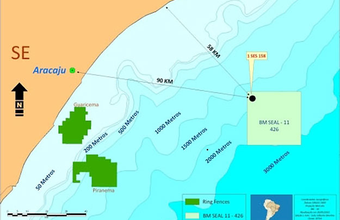 Petrobras descobre nova acumulação de petróleo na área de Farfan na Bacia de Sergipe