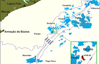 Descoberta em águas rasas do pós-sal na Bacia de Campos
