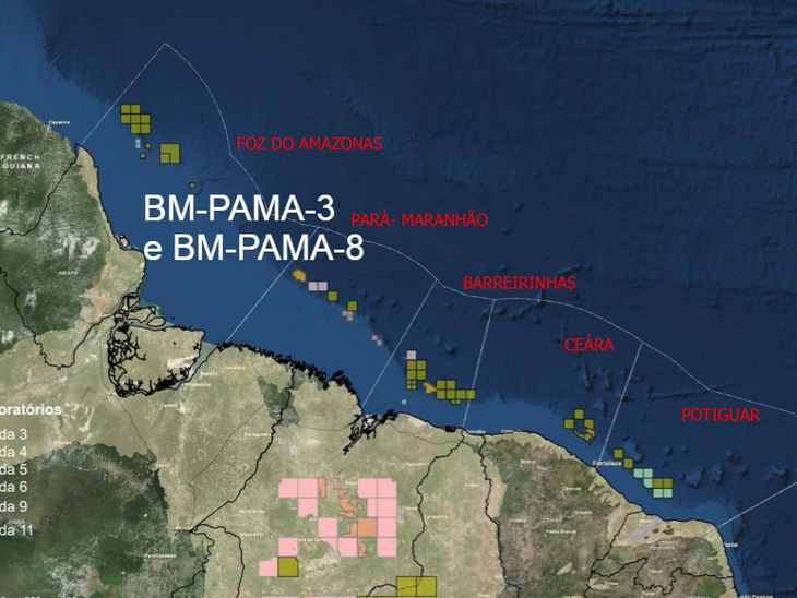 Petrobras coloca à venda as concessões BM-PAMA-3 e BM-PAMA-8, localizadas na Bacia do Pará-Maranhão