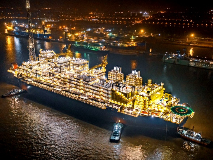 FPSO Maria Quitéria deixa a China rumo ao Brasil