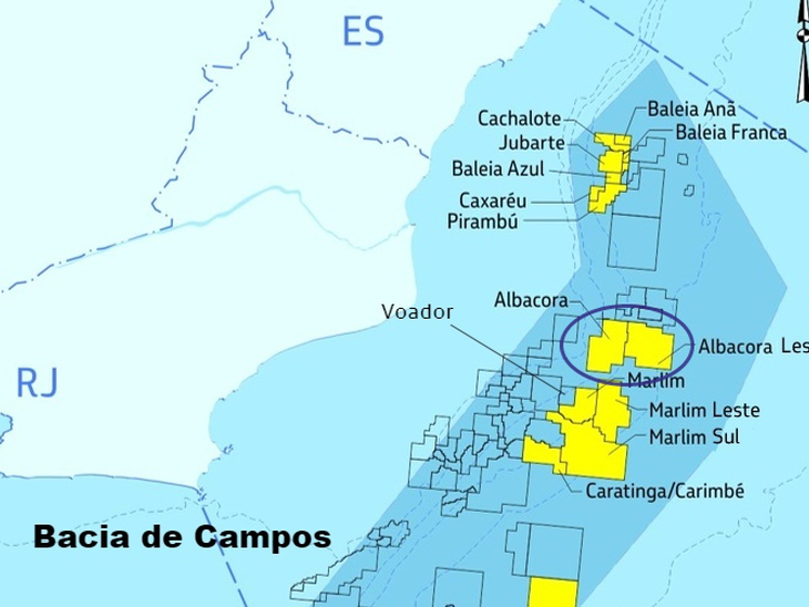 Albacora e Albacora Leste (BC) são colocados à venda pela Petrobras
