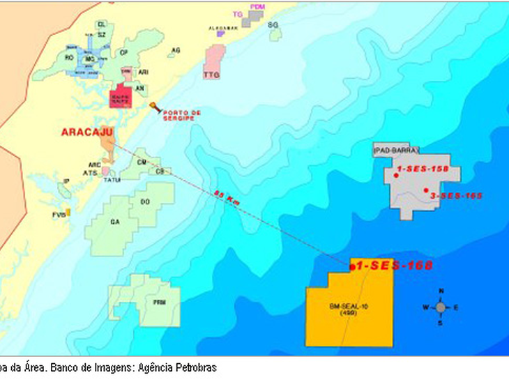 Nova descoberta de petróleo em águas ultraprofundas na Bacia de Sergipe-Alagoas