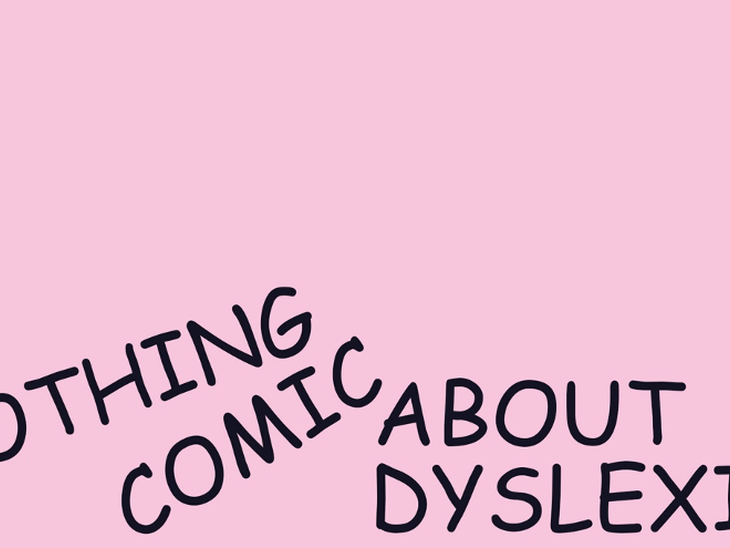 A Innocean de Berlim assina campanha chamada "There 's Nothing Comic About Dyslexia".