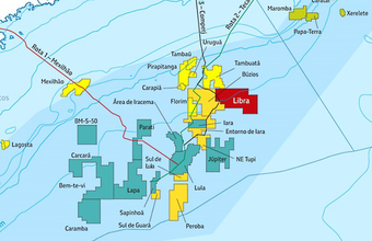 Área Sudeste do bloco de Libra, na BS é devolvida pela Petrobras à ANP