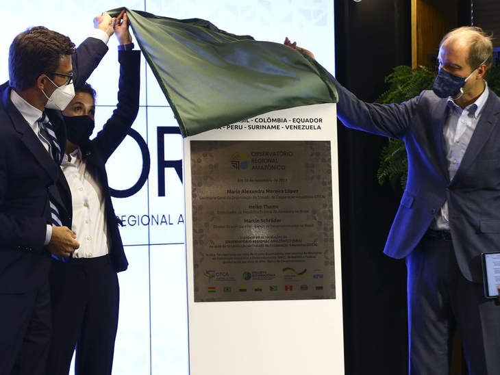 Observatório Amazônico disponibilizará base de dados de oito países Observatório Amazônico disponibilizará base de dados de oito países