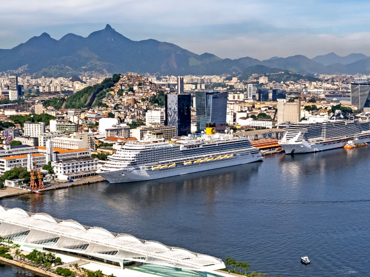 Porto do Rio de Janeiro receberá sete navios de cruzeiro durante o Carnaval