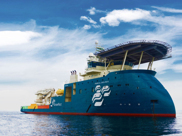 OceanPact firma contrato de cerca de meio bilhão de reais com a Petrobras para afretamento da embarcação Rochedo de São Paulo