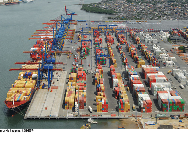 Começa a modernização do Porto de Santos	