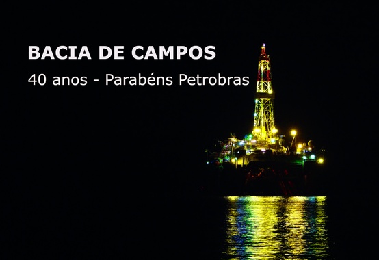 Petrobras recebe homenagem pelos 40 anos de produção na Bacia de Campos durante a Brasil Offshore Petrobras recebe homenagem pelos 40 anos de produção na Bacia de Campos durante a Brasil Offshore