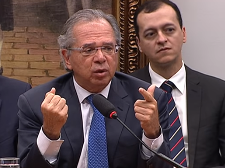 Durante evento em São Paulo, Guedes defende reforma da Previdência e é aplaudido por empresários