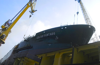  Primeiro navio construído no Rio para o Promef é lançado ao mar hoje