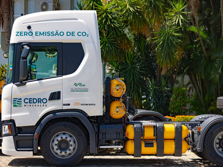 Cedro e Gás Verde inovam com a descarbonização da logística de mineração