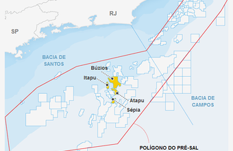 Com uma produção média de 40 mil bpd por poço, Búzios alcança 790 mil boe/d com a P-74, P-75, P-76 e P-77