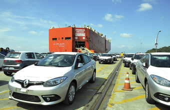 Suape em Pernambuco registra aumento de 78% na movimentação de veículos em fevereiro