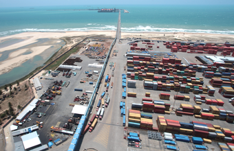 Porto do Pecém supera as 1000 pás eólicas movimentadas em 2021