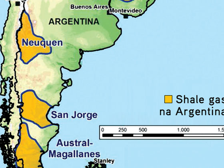 Argentina tem reservas de gás para os próximos 400 anos