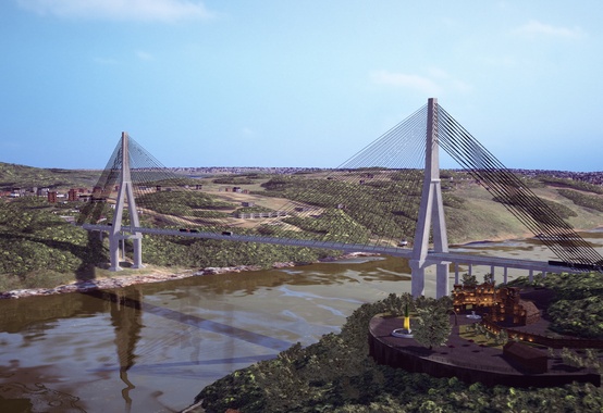 Paga pela Itaipu, obra da segunda ponte entre Brasil e Paraguai deve gerar 400 empregos diretos Paga pela Itaipu, obra da segunda ponte entre Brasil e Paraguai deve gerar 400 empregos diretos