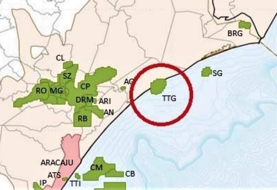 Petrobras coloca à venda o campo de Tartaruga na Bacia Sergipe-Alagoas Petrobras coloca à venda o campo de Tartaruga na Bacia Sergipe-Alagoas