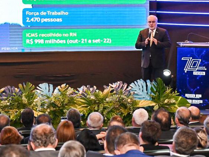 Em palestra na FIERN, Jean Paul Prates apresenta perspectivas para a produção de petróleo e energias renováveis