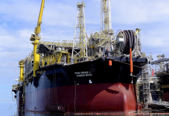 Navio-plataforma Cidade de Itaguaí chega ao campo de Lula Navio-plataforma Cidade de Itaguaí chega ao campo de Lula