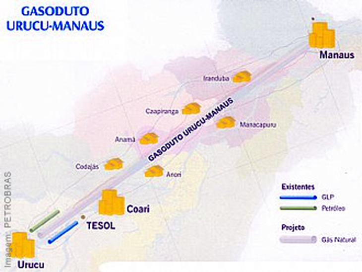 Presidente visita obras do gasoduto Urucu-Coari-Manaus 