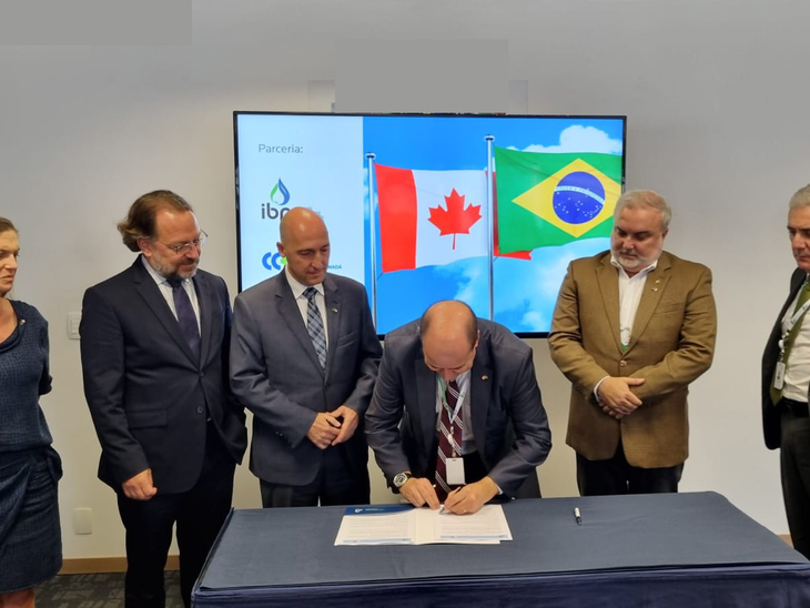 IBP e Câmara de Comércio Brasil-Canadá assinam acordo de cooperação com presença do presidente da Petrobras