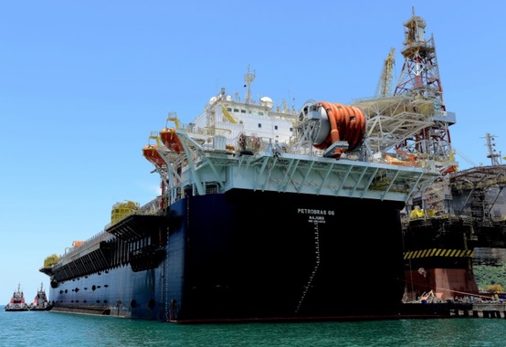 A plataforma FPSO P-66 começa a operar no pré-sal da Bacia de Santos A plataforma FPSO P-66 começa a operar no pré-sal da Bacia de Santos
