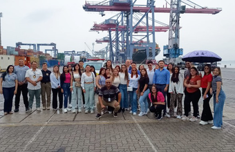 Estudantes colombianos de Relações Internacionais visitam Porto do Rio de Janeiro