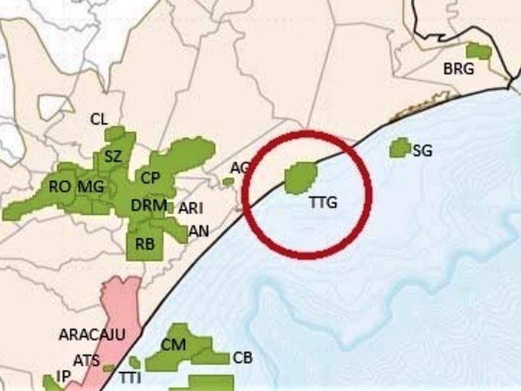 Petrobras coloca à venda o campo de Tartaruga na Bacia Sergipe-Alagoas