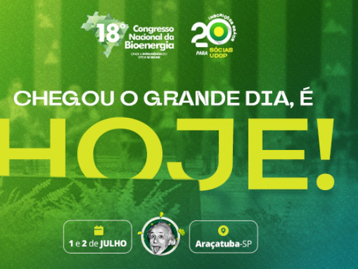 Maior congresso técnico de bioenergia do mundo reúne 1,6 mil profissionais a partir de hoje