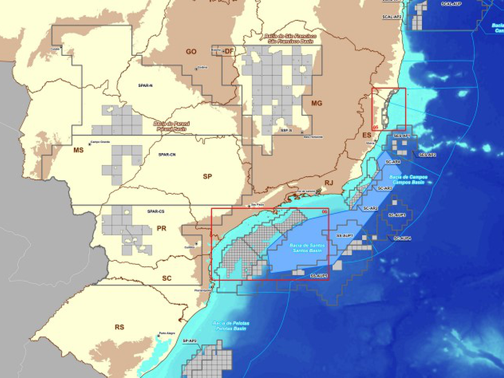 Oferta Permanente de Concessão (OPC): aprovada a indicação de 25 blocos nas bacias de Campos e do ES