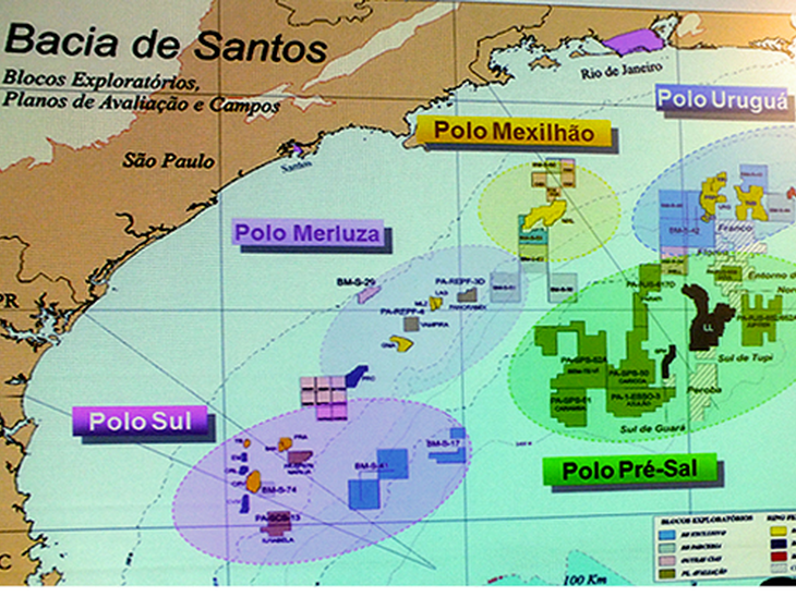 Petrobras reavalia logística para Bacia de Santos
