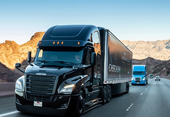 Caminhões autônomos recebem investimentos de meio bilhão de Euros da Daimler Trucks Caminhões autônomos recebem investimentos de meio bilhão de Euros da Daimler Trucks