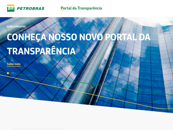 Petrobras lança novo portal da transparência