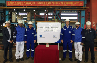 Log-In inicia construção de novo porta-contêiner na China