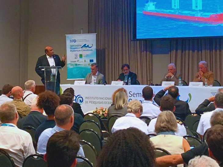 CEO da OceanPact participa de seminário do INPO sobre oceano e mudanças climáticas