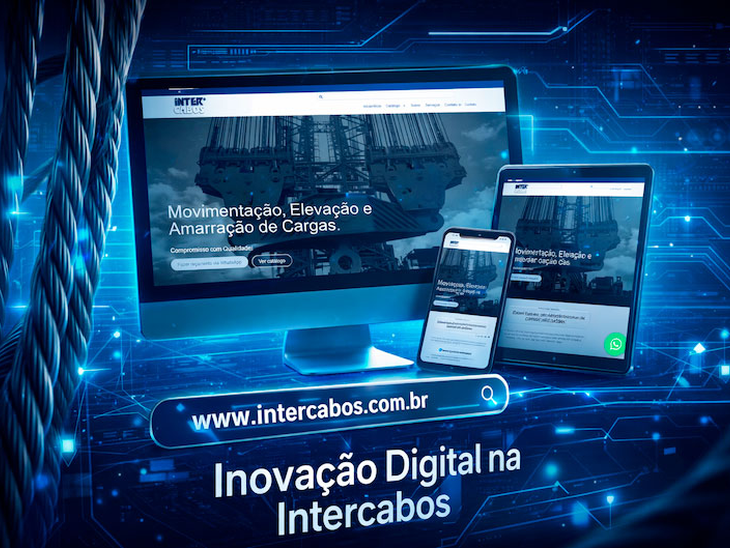 Intercabos® lança novo site e concretiza presença no mercado de movimentação e amarração de cargas