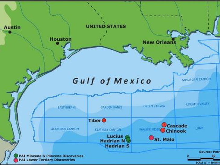 Ativos de E&P no Golfo do México são colocados à venda pela Petrobras