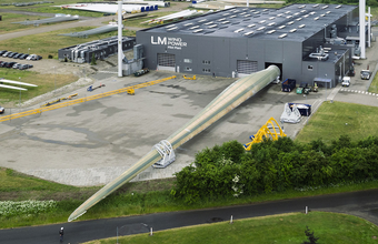 LM Wind Power Dinamarca produz a maior pá eólica do mundo: 88,4 metros