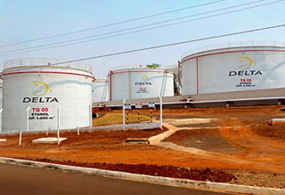 Delta inaugura tanques de armazenagem de etanol Delta inaugura tanques de armazenagem de etanol