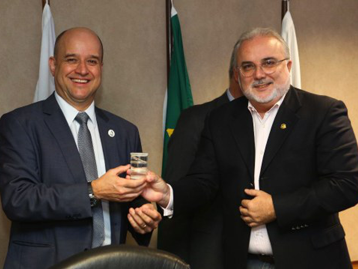 Roberto Ardenghy do IBP se reúne com Jean Paul Prates da Petrobras