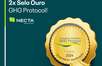 Necta Gás Natural recebe pela segunda vez o selo Ouro do GHG Protocol