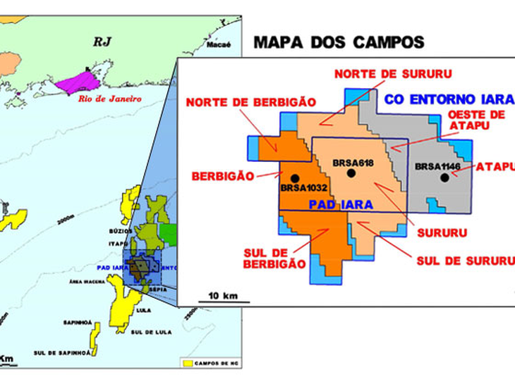 Petrobras declara comercialidade das áreas de Iara e Entorno de Iara