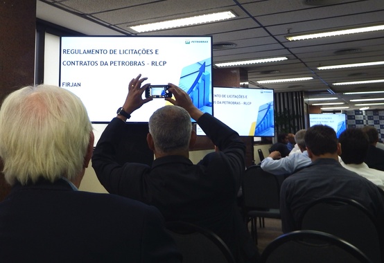 Durante evento na sede da Firjan as novas regras de contratação da Petrobras foram detalhadas Durante evento na sede da Firjan as novas regras de contratação da Petrobras foram detalhadas