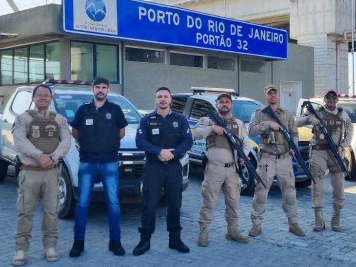 Guarda Portuária participa de fiscalização do transporte rodoviário nos Portos do Rio de Janeiro e de Itaguaí