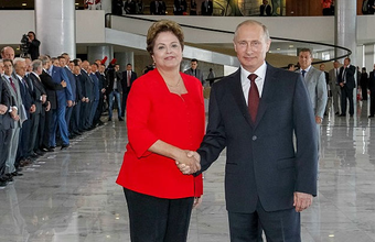 Dilma e Putin se encontram em Brasília